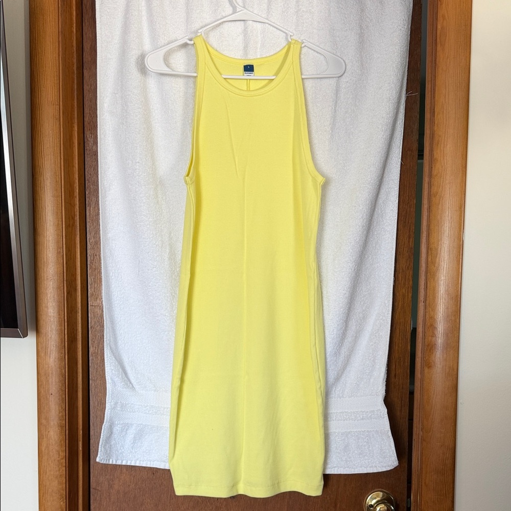 Yellow Sleeveless Dress